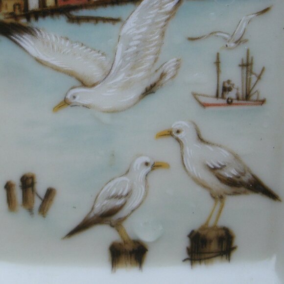 Vintage Otagiri Seagull Stoneware Spoon Rest - Picture 16 of 16